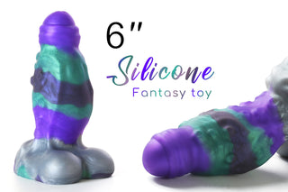 6 inches fantasy toy - silicone toy -  fantasy sex toy - sextoys for couple - silicone dildo - bug dildo - fantasy dildo - adult toy -mature